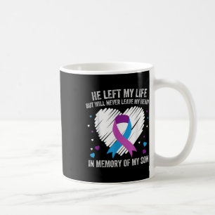 In Memory Of My Loving Son Suicide Prevention Awar Coffee Mug