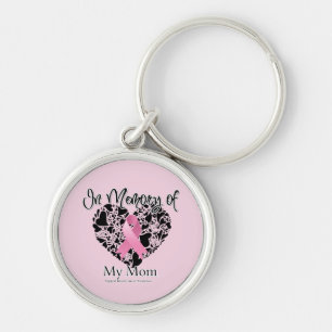 In Memory of My Mum - Breast Cancer Awareness Key Ring