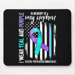 In Memory Of My Nephew Suicide Awareness Preventio Mouse Pad