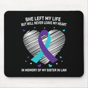 In Memory of my Sister In Law Suicide Awareness Pr Mouse Pad