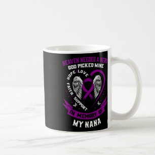 In Memory Of Nana Pancreatic Cancer Awareness Memo Coffee Mug