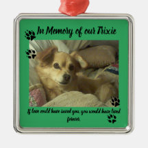 In Memory of our pet ornament memorial