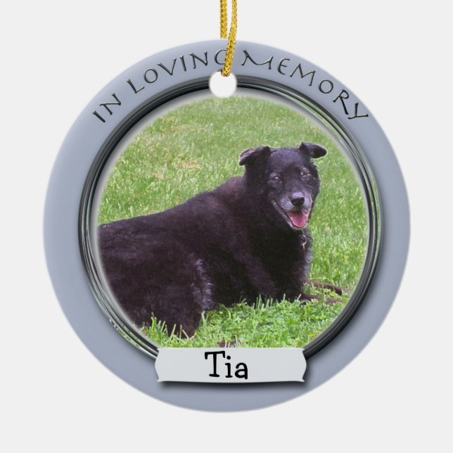 In Memory Of Pet Ornament (Front)