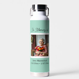 In Memory of | Photo Keepsake Gift Water Bottle