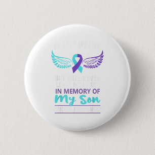 In Memory Of Son Suicide Awareness Prevention 6 Cm Round Badge