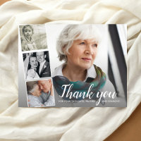 In Memory of, Sympathy Thank You Photo Collage