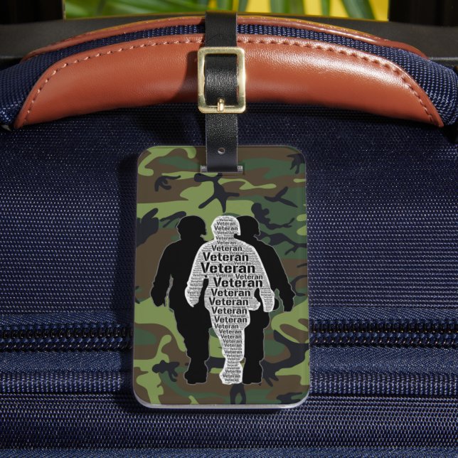 In Memory of Veterans Luggage Tag (Front Insitu 2)