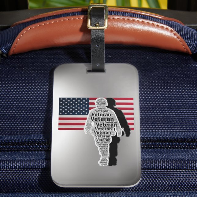 In Memory of Veterans Luggage Tag (Front Insitu 2)