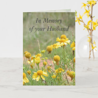 In Memory of your Husband Card by Janz