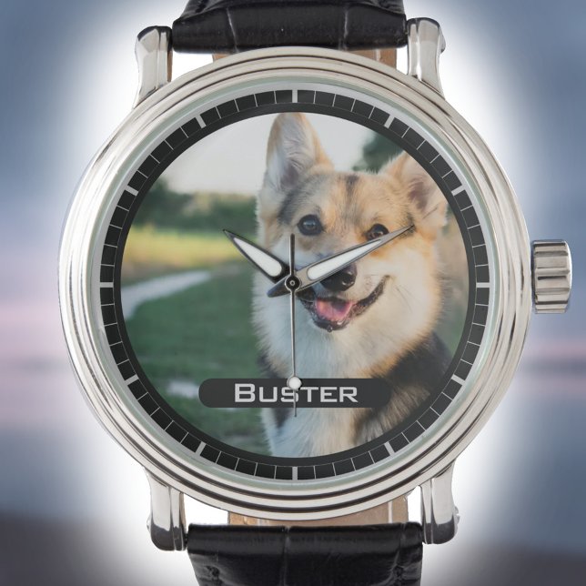 In Memory of Your Pet. Pet Photo on a Watch (Creator Uploaded)