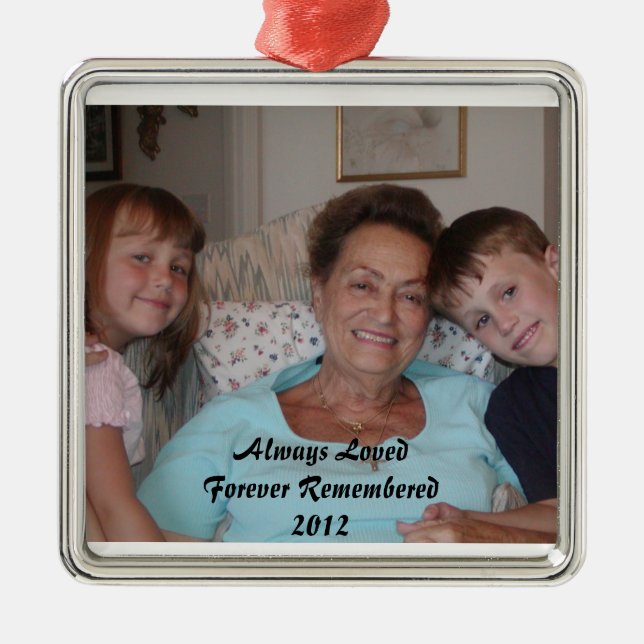 In Memory Ornament (Front)