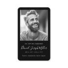 In Memory Photo Funeral Memorial Prayer Cards