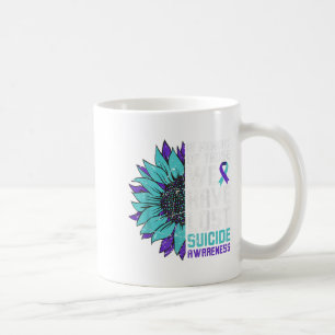 In Memory Suicide Awareness, Prevention Sunflower  Coffee Mug