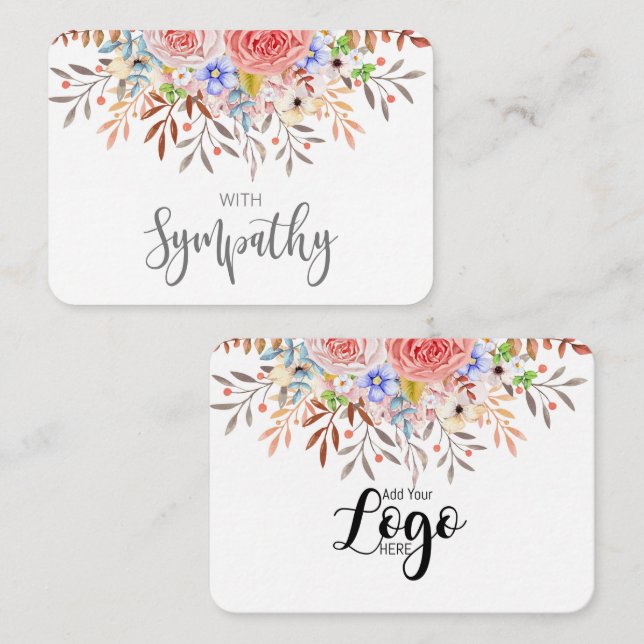 In Memory Sympathy Memorial Angel keepsake gift Business Card (Front/Back)