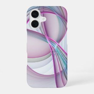 In Motion, Modern Abstract Colourful Fractal Art iPhone 16 Case
