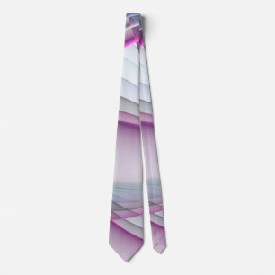 In Motion, Modern Abstract Colourful Fractal Art Tie