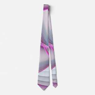 In Motion, Modern Abstract Colourful Fractal Art Tie