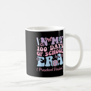 In My 100 Days Of School Era Kids Retro Preschool  Coffee Mug
