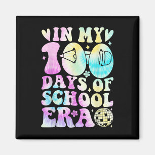 In My 100 Days Of School Era Teacher 100th Day Cel Magnet