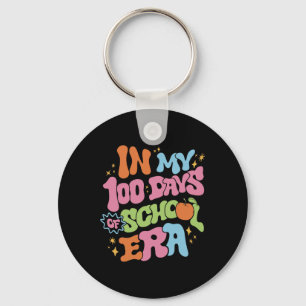 In My 100 Days Of School Era Teacher Kids 100 Days Key Ring