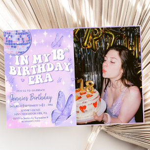 In My 18th Birthday Era Party Invitation