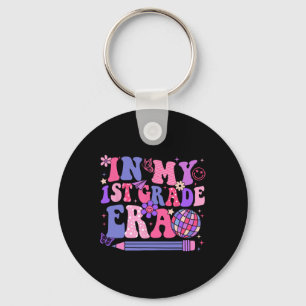 In My 1st First Grade Era Ck To School Teacher Wom Key Ring