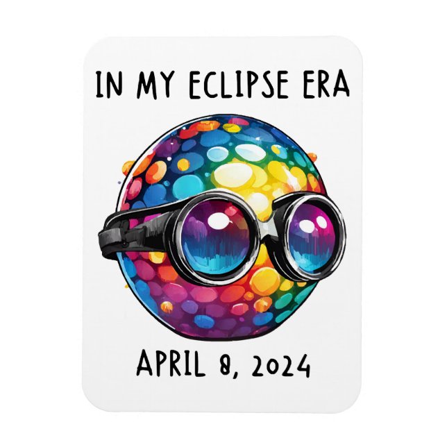In My 2024 Solar Eclipse Era Magnet (Vertical)