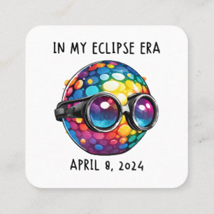 In My 2024 Solar Eclipse Era Square Business Card