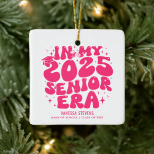In My 2025 Senior Era  Ceramic Ornament