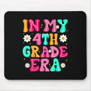 In My 4th Grade Era Girl Ck To School Fourth Grade Mouse Pad