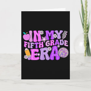 In My 5th Fifth Grade Era Cute Teacher Kid Ck To S Card