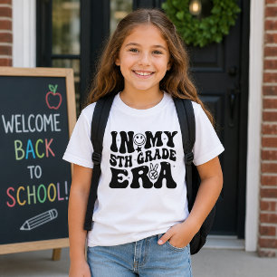 In My 5th Grade Era Back To School Fun Retro T-Shirt