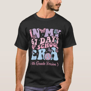 In My 67 Days Of School Era Meme Kids Youths 4th G T-Shirt