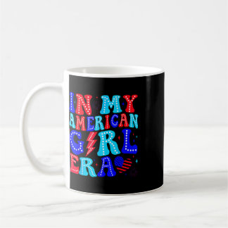 In My American Girl Era Retro 4th Of July Fourth G Coffee Mug