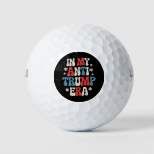 In My Anti Trump Era 2024 Anti MAGA Anti Republic Golf Balls
