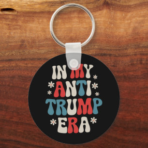 In My Anti Trump Era 2024 Anti MAGA Anti Republic Key Ring