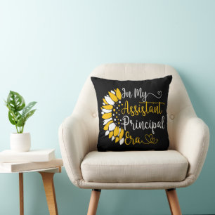 In My Assistant Principal Era School Teacher Funny Cushion