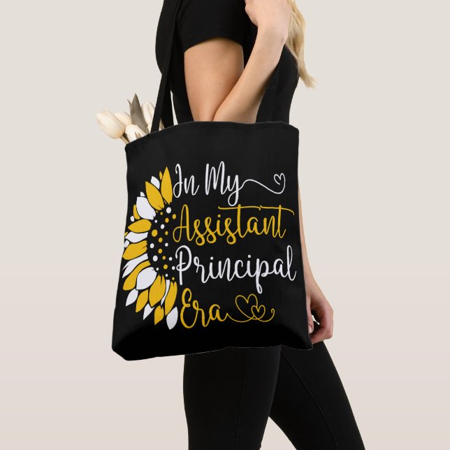 In My Assistant Principal Era School Teacher Funny Tote Bag (Close Up)