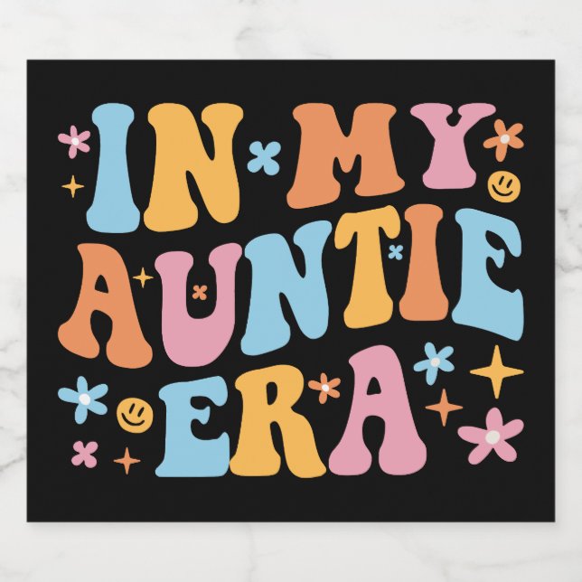 In My Auntie Era I Sparkling Wine Label (Single Label)