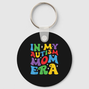 In My Autism Mum Era Groovy Autism Awareness Month Key Ring