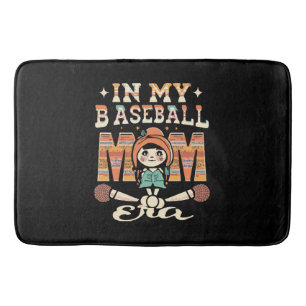 In My Baseball Mom Era Bath Mat