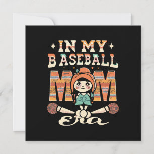 In My Baseball Mum Era Invitation