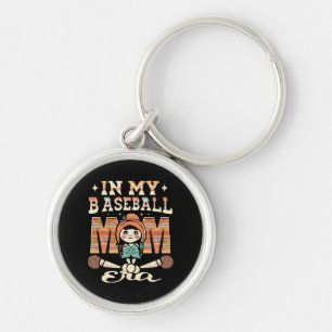 In My Baseball Mum Era Key Ring