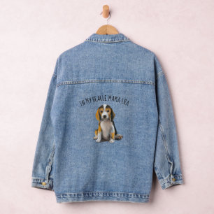 In my Beagle mama era Denim Jacket