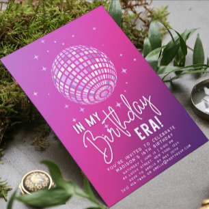 In My Birthday Era, Era Party, Eras Party Invitation