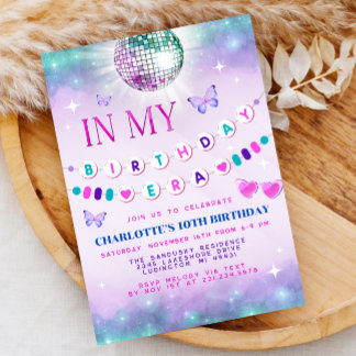 In My Birthday Era Invitation - Teen Birthday Girl