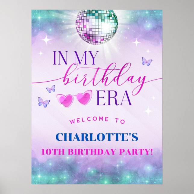In My Birthday Era - Teen Birthday Girl 18x24 Poster (Front)