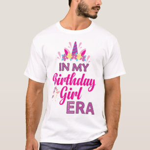 In My Birthday Girl Era Tie Dye Teen Birthday Part T-Shirt