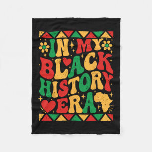 In My Black History Era Black History Month Africa Fleece Blanket