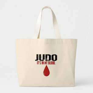 In My Blood JUDO Large Tote Bag